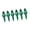 Green, variant on 2 Boxes Holiday Ornament Long Spiky Shape Plastic Christmas Decorations For Tree Window Store Decoration