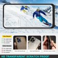 thumbnail image 4 of Case for Samsung Galaxy S22 Plus, Slim Thin Soft TPU Bumper & Hard PC Transparent Back Shockproof Scratch Resistant Protective Phone Case for Samsung Galaxy S22 Plus (Black), 4 of 15