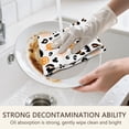 thumbnail image 5 of 2 Pcs Funny Kitchen Towels,Halloween Leopard Print Ghosts Bats and Pumpkins Microfiber Dish Towels,Kitchen Tea Towels,Kitchen Towel Set (18" X 26"), 5 of 7