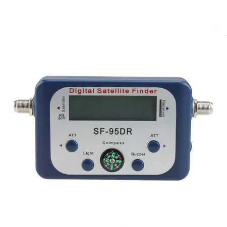 AGPtek Digital Satellite Signal Finder for Dish Network Directv FTA with Compass and Audio Tone