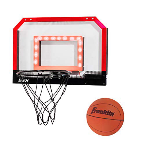 Franklin Sports Over The Door Panier de basket intérieur – Mini
