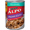 Purina ALPO Gravy Wet Dog Food, Prime Cuts Stew With Beef & Vegetables, 13.2 oz. Can