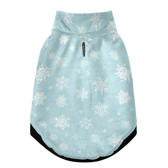 Pet Winter Coat Snow Zipper Clothing Cold Weather Dog Vest Warm Puppy Coat Pattern Of Snowflakes