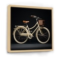 thumbnail image 2 of Designart "Cream Route Bike I" Bicycle Floater Framed Wall Art Prints, 2 of 5