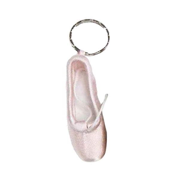 Llavero con colgante de minizapatilla de punta hecho a mano, accesorio para bailarines de ballet, regalo para amantes de la danza.