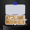 thumbnail image 5 of 150 Pcs Cable Ring Terminal Ring Cable Lugs Copper Lugs Ring Terminals Connectors Brass Crimp Cable, 5 of 5