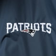 thumbnail image 4 of Men's Dunbrooke Navy New England Patriots Triumph Fleece Full-Zip Jacket, 4 of 4