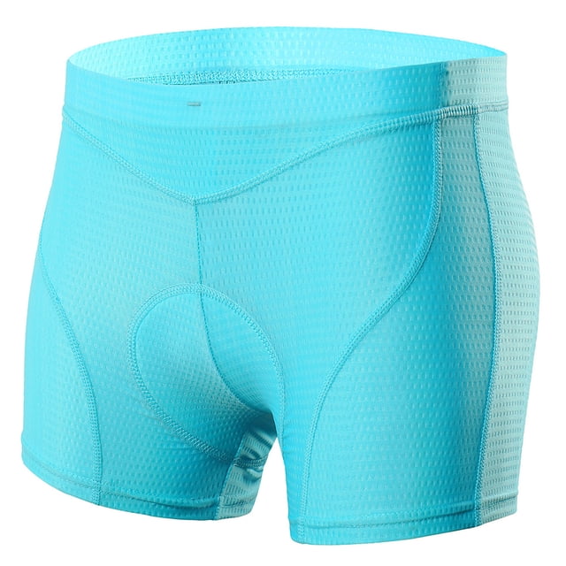 Graflsoa Premium Women's Cycling Shorts with 3D Padding - Moisture-Wicking, Breathable, and Chafe-Free for Long-Distance Rides - Blue, EU XL