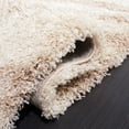 thumbnail image 5 of SAFAVIEH Portofino Henrika Abstract Shag Area Rug, Ivory/Beige, 3' x 3' Square, 5 of 8