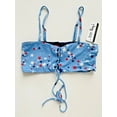 thumbnail image 1 of Dippin' Daisy's Star Print Swim Bandeau Top Sky Blue ( M ), 1 of 2