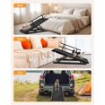 thumbnail image 3 of Dog Ramp for Bed, Adjustable Pet Ramp for Dogs to Get on Bed, Folding Dog Bed Ramp for Small/Medium/Large Dog & Cat, Wood Furniture Dog Ramp for Couch Bed Adjustable from 15" to 24" Height - Brown, 3 of 8