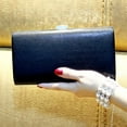 thumbnail image 4 of Pochette de Soirée pour Femmes Étui Rigide Éblouissant Pochette à Rabat Sac à Main pour Mariage Fête, 4 of 6