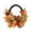 Orange, variant on Christmas Swag Red Bow Bells Faux Pine Winter Decor with LED Lights | Front Door Window Wall, Teardrop Wreath Farmhouse Style, Artificial Branches Gold Bells, Tree Shape Holiday Decoration Design