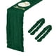 thumbnail image 1 of 2 Paquetes de Caminos de Mesa de Gasa Verde Oscuro 35.4" x 118" Caminos de Mesa Rústicos para Bodas y Fiestas, (10 Pies), 1 of 6