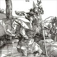 thumbnail image 2 of Durer, Albrecht 20x20 Black Modern Framed Museum Art Print Titled - St Museumistopher, 2 of 4