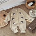 thumbnail image 2 of Ropa de primavera para bebés de 0 a 3 años, peleles con bordado de animales para niñas pequeñas, monos tejidos de un solo pecho para niños pequeños, 2 of 6