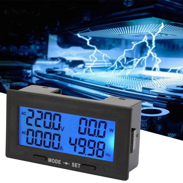 With Alarm Function AC 0~100A Digital Voltmeter Voltage Tester Gauge, YB5140DM-Z Digital Voltmeter Gauge, For Cars Test Equipment