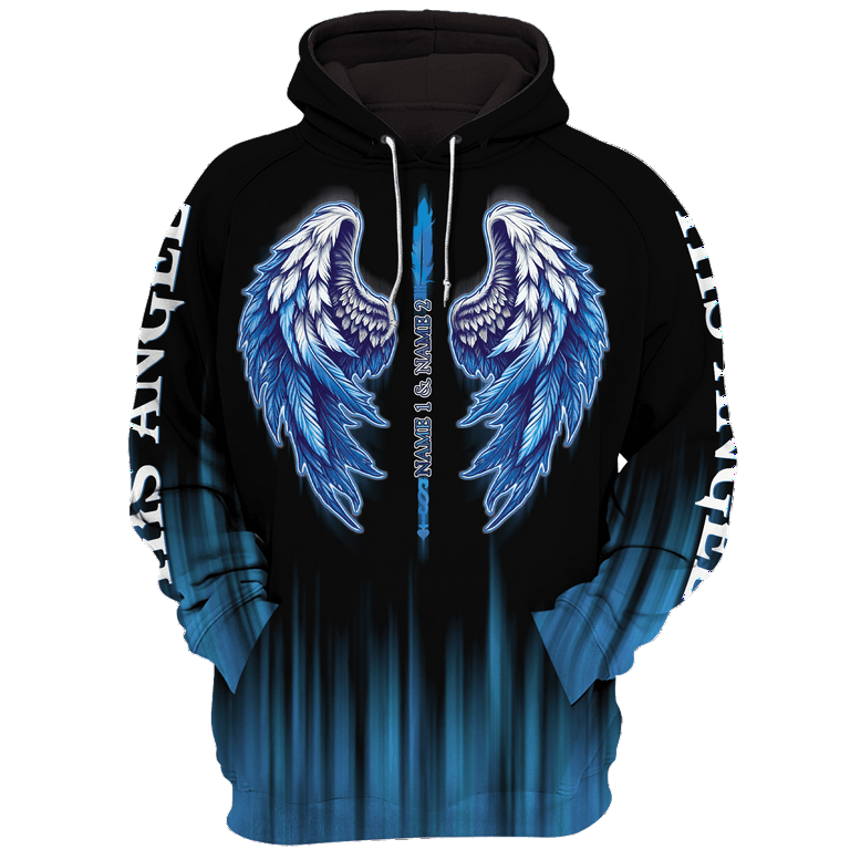 His angel her guardian hoodies sale
