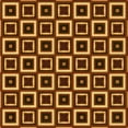 thumbnail image 1 of Ahgly Company Machine Washable Indoor Square Transitional Orange Area Rugs, 4' Square, 1 of 7