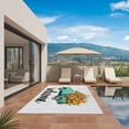 thumbnail image 3 of Country Sunflowers Outdoor Rug for Patio/Deck/Porch, Non-Slip Large Area Rug 5 x 7 Ft, Welcome Rustic Truck Floral Farmhouse Indoor Outdoor Rugs Washable Area Rugs, Camping Rug Carpet Runner, 3 of 8