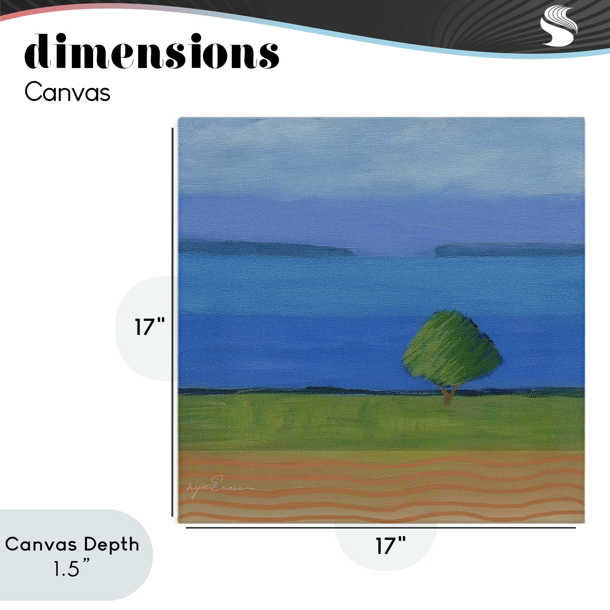 Stupell Industries Lone Tree at Spring Cove Canvas Wall Art, design by Lynn Ericson Fine Art