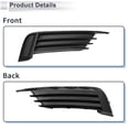 thumbnail image 6 of 1pc Car Right Front Fog Light Grill for Audi A3 S3 2013-2017 No.8V5807682 ABS Black, 6 of 7