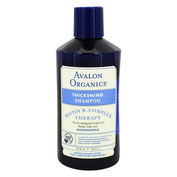 Avalon Organics - Épaississant Shampooing Biotine B Thérapie Complexe - 14 fl. oz.