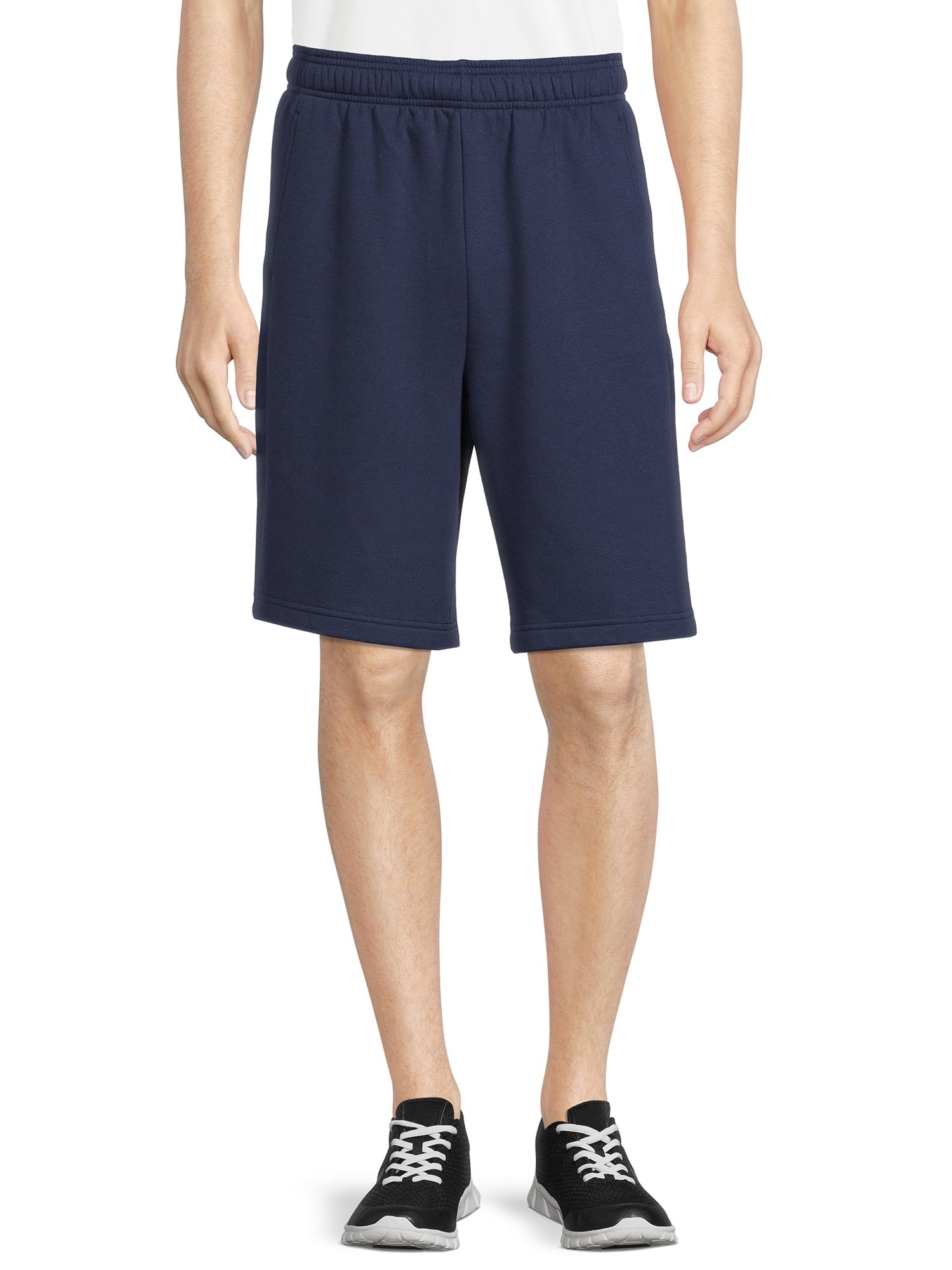 Athletic Works Men's and Big Men's Active Fleece Shorts, up to Size 5XL