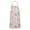 Pioneer Flower Floral, variant on Pioneer Flower Floral Print Pattern Apron for Women and Men, Cotton Linen Waterproof with Pockets, Adjustable, 33x27 Inch for Kitchen, Gardening, BBQ, Salon