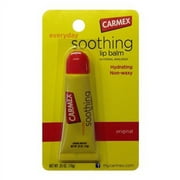 Carmex Everyday Moisturizing Original Lip Balm, Squeezable Tube - 0.35 Oz, 2 Pack
