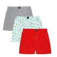 thumbnail image 5 of Badger Smith - Men's Boxer Shorts, Comfortable Cotton Boxers, 100% Cotton Print Multicolor Boxers for Men, Multi Pack, Small, 5 of 7