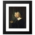 thumbnail image 2 of Jan de Bray 20x23 Black Modern Framed Museum Art Print Titled - Portrait of the Artist's Parents, Salomon De Bray and Anna Westerbaen (1664), 2 of 5