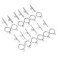thumbnail image 1 of Toggle Clasps, Stable Stainless Steel Lightweight Practical T-Bar Clasps Convenient Portable  for Handicrafts for Jewelry, 1 of 7