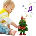 thumbnail image 5 of Yucurem Electric Singing Music Christmas Tree Plush Toy Xmas Gift For Holiday Lighting Supplies (Saxophone), 5 of 10