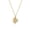18K Golden Sun 1330, variant on Moon And Sun Couple Necklace Stylish Clavicle