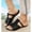Black, variant on Womens Casual Flat Slippers, Summer Comfortable Slip on Sandals for Women Breathable Hollow Out Non Slip Sandals for Summer Going Out Shoes