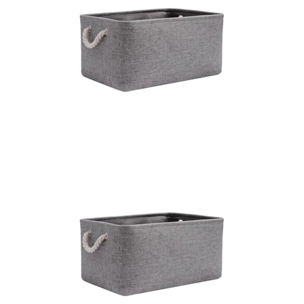 Contenedor de almacenamiento plegable Billuyoard Organizador de almacenamiento Gris 36*26*16 2Conjunto