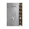 thumbnail image 4 of Elegant Kitchen & Bath FAS-9003BNK Petar Complete Shower Faucet System with Rough-in Valve, Brushed Nickel, 4 of 10