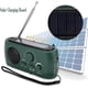 thumbnail image 4 of Radio solar de manivela con linterna LED, radio portátil de emergencia para acampar con energía solar, radio AM/FM con luz táctil LED y cargador de teléfono de emergencia, 4 of 5