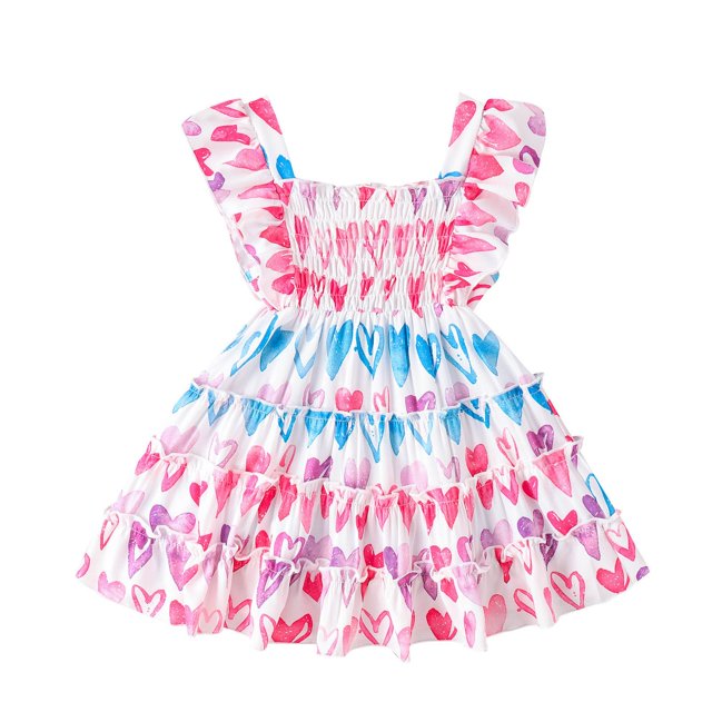 FhsagQ Robe pour Filles Enfants Filles Robe Princesse Robe Tout-Petits Tenue Décontractée Jolies Robes Princesse Robes de Pâques pour Filles 6-7 Ans Robes pour Filles Taille 5-6 Jaune 11-12 Ans