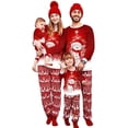 thumbnail image 1 of Conjunto de pijamas a juego para la familia de Navidad, lindos ciervos, para adultos, niños, bebés, trajes a juego para la familia, pijamas familiares de Navidad para adultos y niños, 1 of 4