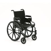Invacare 9000 XT High Performance Lighter Weight Wheelchair, With Desk Length Arms, 16" Seat Width, Flat Black, 9XT_29154