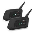thumbnail image 1 of EJEAS V6PRO Motorcycle Helmet Bluetooth Headset 5.0 - 6-Rider Intercom, 850mAh Battery, 12H Talk Time, IP5 Waterproof, ESP Noise Reduction, Auto Call Answering, /Music Support, Type-C Charging,, 1 of 7