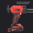thumbnail image 4 of Cordless Caulking , Battery Operated Electric Caulk  With LED Light, 4 Adjustable Speeds, Auto Retract System, Electric Caulking  Kit Adhesive Caulk  for Filling, 4 of 7