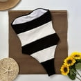 thumbnail image 5 of Sexy Stripe Strapless One Piece Swimsuit 2025 New Swimwear Women Swimsuit Bathing Suit Beachwear Monokini Female Swimming Suits Large, 5 of 8