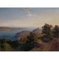 thumbnail image 3 of Emanuel Stöckler 14x11 Black Modern Framed Museum Art Print Titled - The Mouth of the Bosphorus (Yoros Kalesi) (1849-1850), 3 of 5