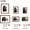 Brown, variant on Picture Frames Set of 19, Including 8x10, 5x7, 4x6 Brown Multi Picture Collage Frame, Gallery Wall Decor, Gift for Christmas, Mother's Day, Wedding, Dorm, Living Room
