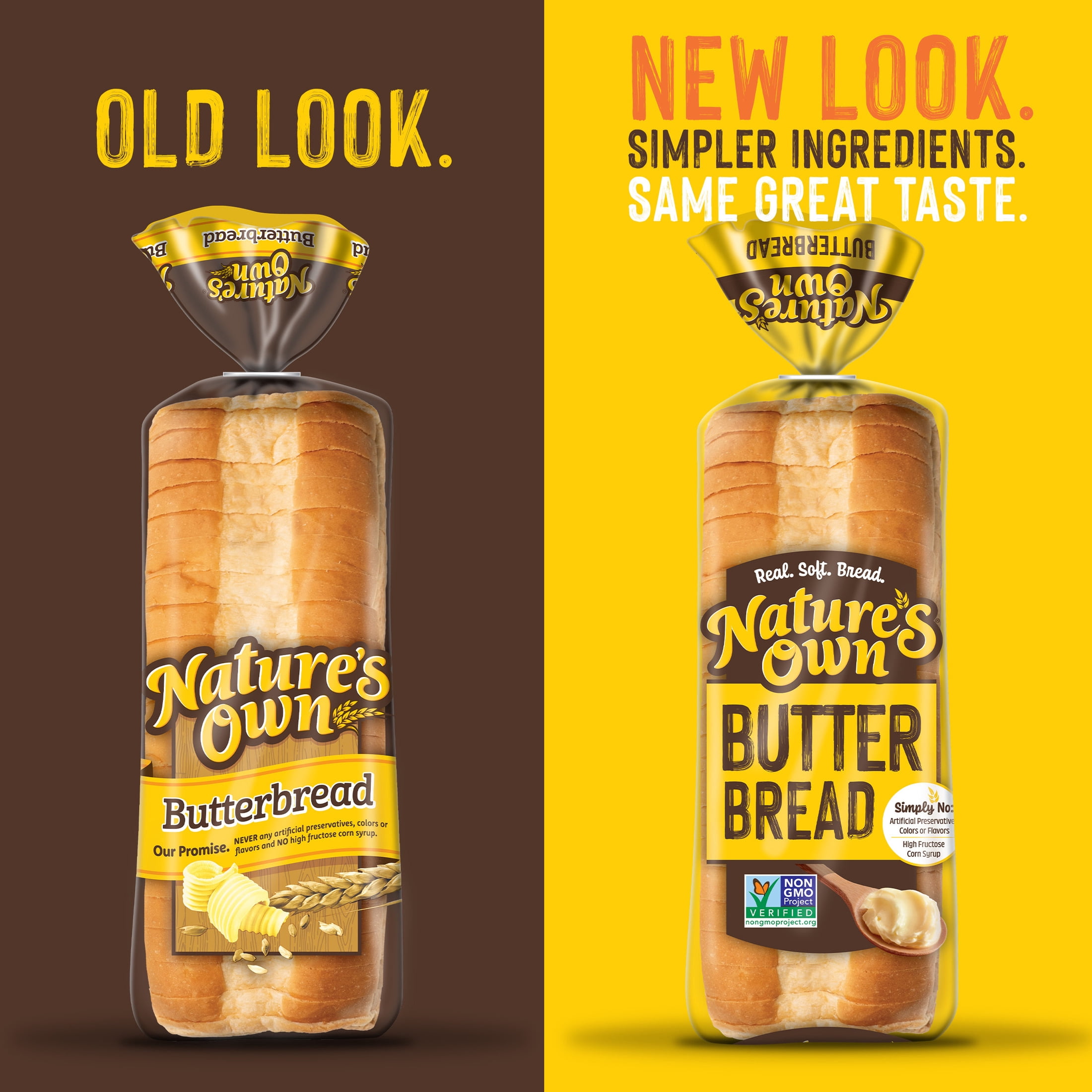 Nature's Own Butterbread Sliced White Bread Loaf, 20 oz — 5-Pack (5 loaves)