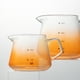 thumbnail image 2 of Naiovety Taza pequeña de vidrio, prensa, botella de cerveza fría, fácil y duradera, servidor de café, vidrio reutilizable Cocina y Comedor 600ml (naranja), 2 of 6