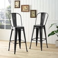 thumbnail image 5 of Ergode Promenade Metal Bar Side Stool - Black, 5 of 5